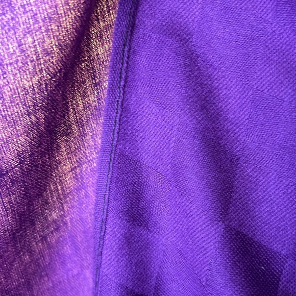 Vintage 💯 Cashmere Pashmina-6ft Long 13" Wide - Picture 9 of 9